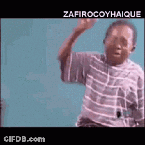 Man In Striped Shirt Waving GIF