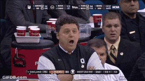 Man In Striped Vest With Number 0 GIF