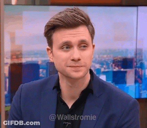 Man In Suit And Black Shirt Wallstromie GIF