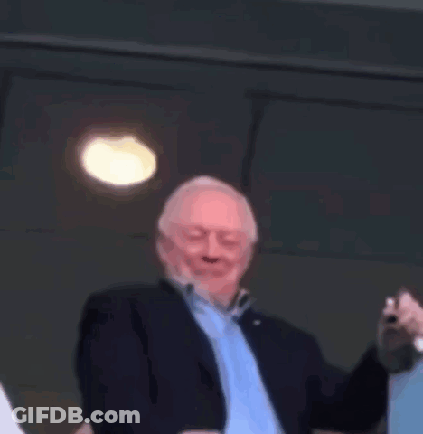 Man In Suit And Blue Shirt Pointing GIF