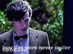 Man In Suit And Bow Tie Says That Bow Ties Were Never Cooler GIF