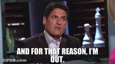 Man In Suit And For That Reason I'm Out GIF