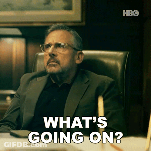 Man In Suit And Glasses Asking What's Going On GIF