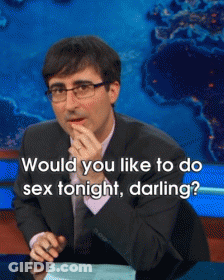 Man In Suit And Glasses Asking Would You Like To Do Sex Tonight Darling GIF