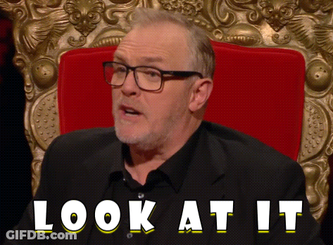 Man In Suit And Glasses Saying Look At It GIF