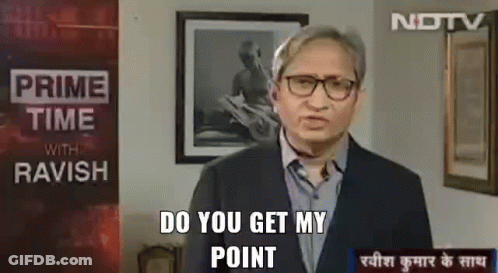 Man In Suit And Glasses With Prime Time With Ravin Sign GIF