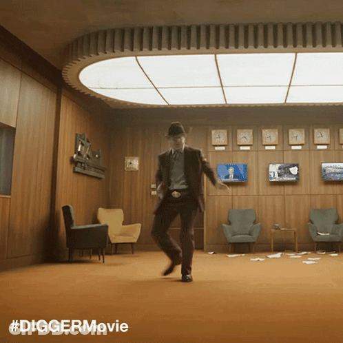 Man In Suit And Hat Dancing #Diggermovie GIF