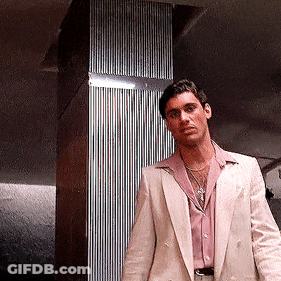 Man In Suit And Pink Shirt GIF