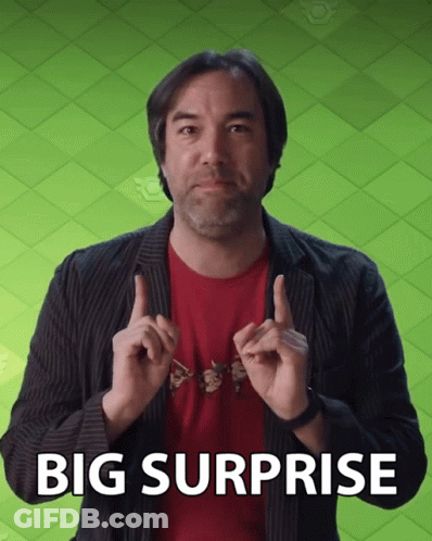 Man In Suit And Red Shirt Surprised Gesture GIF