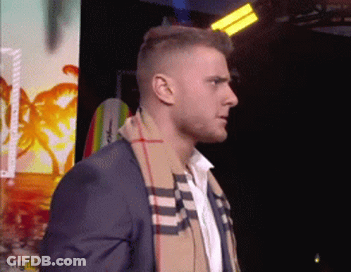 Man In Suit And Scarf GIF