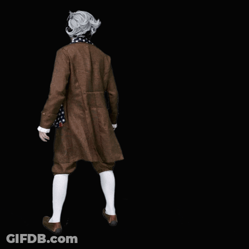 Man In Suit And Scarf Standing Before You GIF