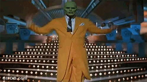 Man In Suit And Sunglasses Dancing On Rooftop GIF