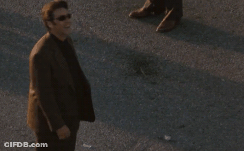 Man In Suit And Sunglasses Saying Okay GIF