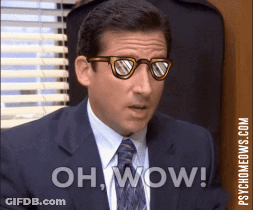 Man In Suit And Sunglasses Says Oh Wow GIF