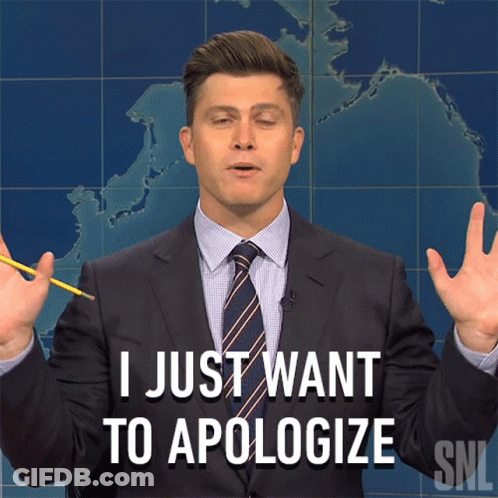 Man In Suit And Tie Apologizing GIF