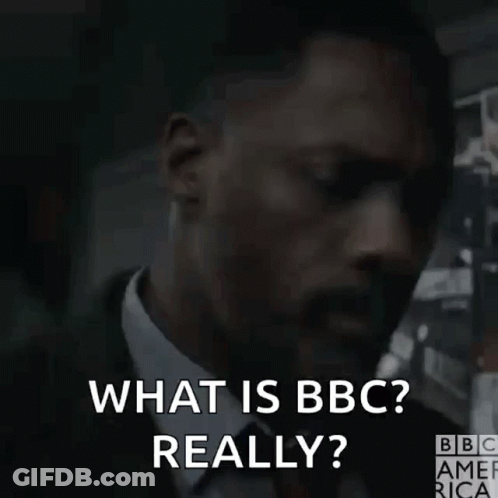 Man In Suit And Tie Asking BBC Really GIF