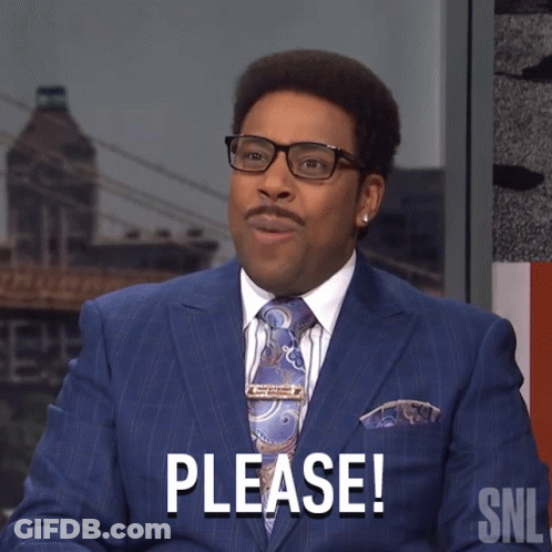 Man In Suit And Tie Asking Please GIF
