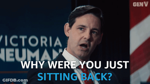 Man In Suit And Tie Asking Really GIF