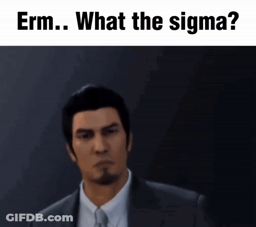 Man In Suit And Tie Asking What The Sigma GIF