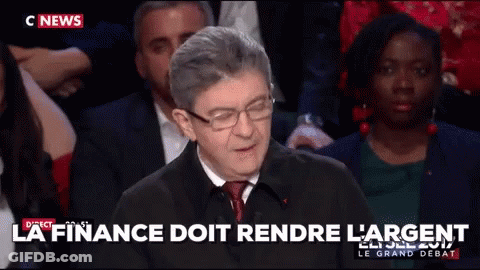 Man In Suit And Tie At Blackboard Au Beau GIF