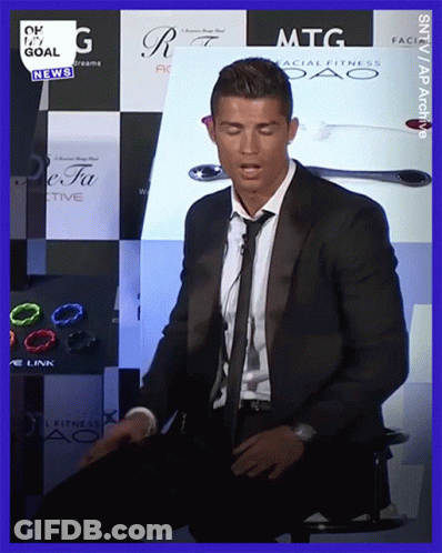 Man In Suit And Tie At MTG Ad GIF