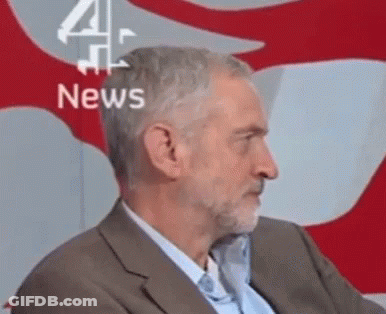 Man In Suit And Tie At News Sign GIF