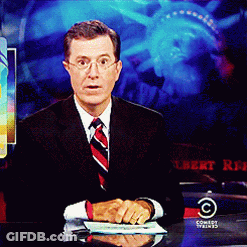 Man In Suit And Tie At Screen Saying Albert Rif GIF
