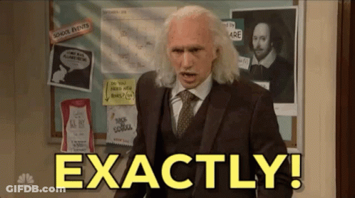 Man In Suit And Tie Before Board Saying Exactly GIF