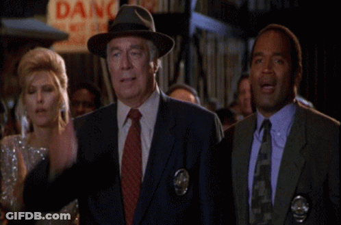 Man In Suit And Tie Before Dang Sign GIF