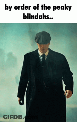 Man In Suit And Tie By Order Of The Peaky Blindahs GIF