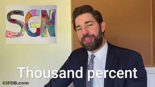 Man In Suit And Tie By Sgn Thousand Percent Poster GIF