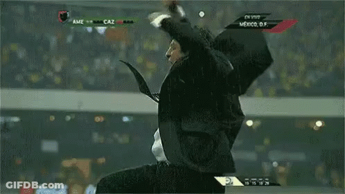 Man In Suit And Tie Celebrating Campeao GIF