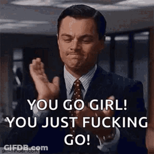 Man In Suit And Tie Clapping GIF