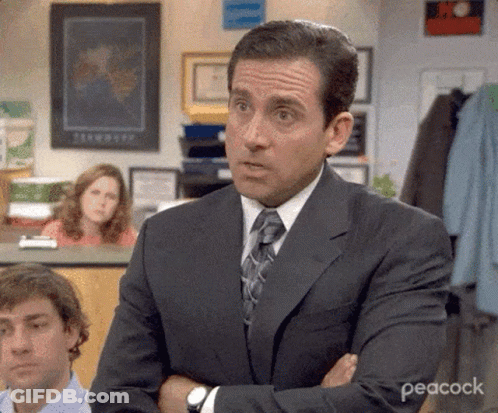 Man In Suit And Tie Crossed Arms GIF