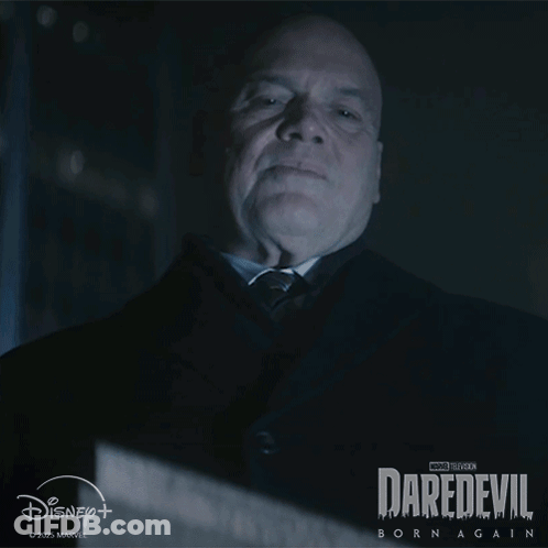 Man In Suit And Tie Daredevil Born Again GIF