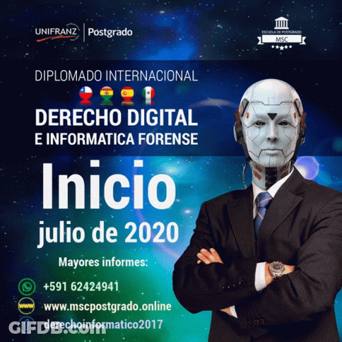 Man In Suit And Tie Derecho Digital E Informatica Forense GIF