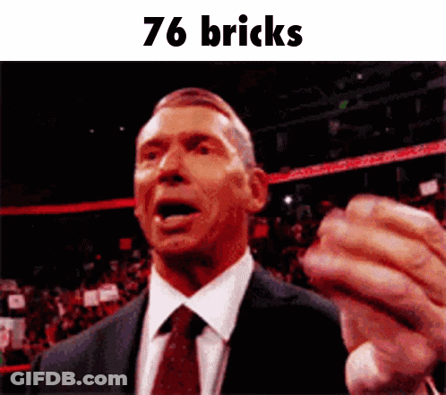 Man In Suit And Tie Funny Face 76 Bricks GIF