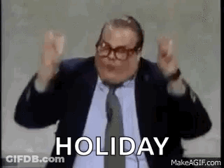 Man In Suit And Tie Funny Face Hands Up GIF