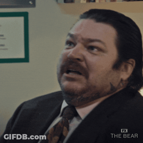 Man In Suit And Tie FX The Bear GIF