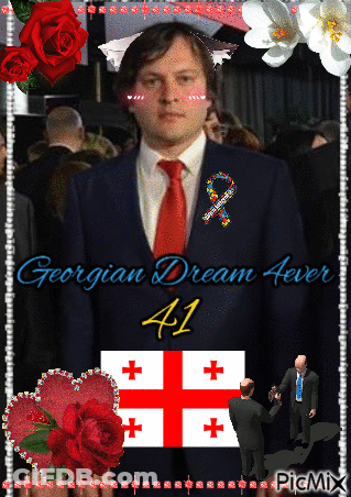Man In Suit And Tie Georgian Dream Fever 411 GIF