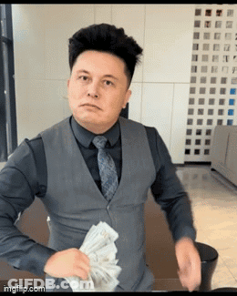 Man In Suit And Tie Holding Money GIF