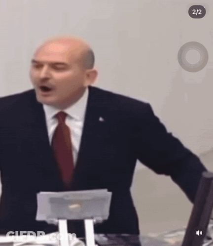 Man In Suit And Tie In Front Of Computer 212 GIF