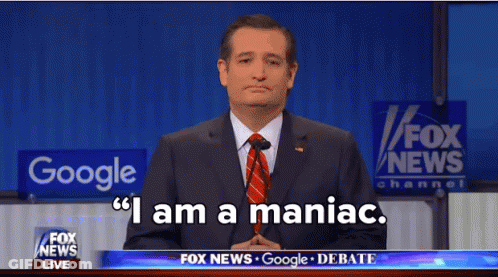 Man In Suit And Tie In Front Of Fox News Sign GIF