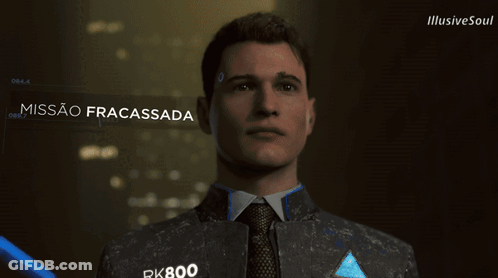 Man In Suit And Tie In Front Of Screen Missao Fracassada GIF
