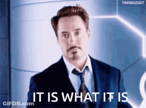 Man In Suit And Tie It Is What It Is GIF