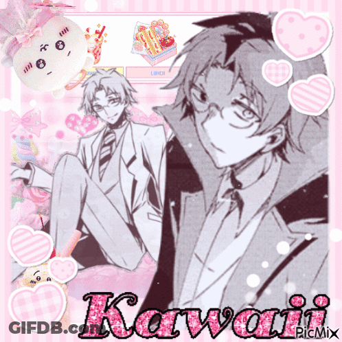 Man In Suit And Tie Kawaii GIF