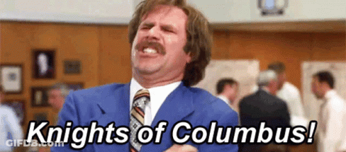 Man In Suit And Tie Knights Of Columbus GIF