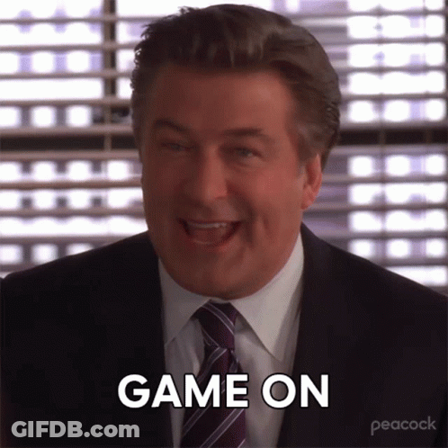 Man In Suit And Tie Laughing Game On GIF