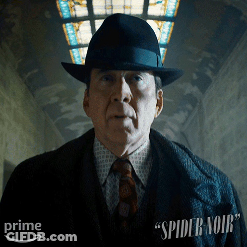 Man In Suit And Tie Most Of The Time Spider Noir GIF