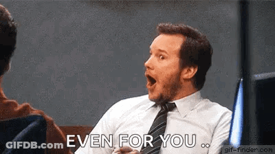 Man In Suit And Tie Mouth Open GIF